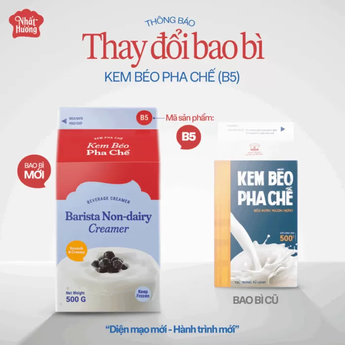 Kem Béo Pha Chế Nhất Hương 500gr