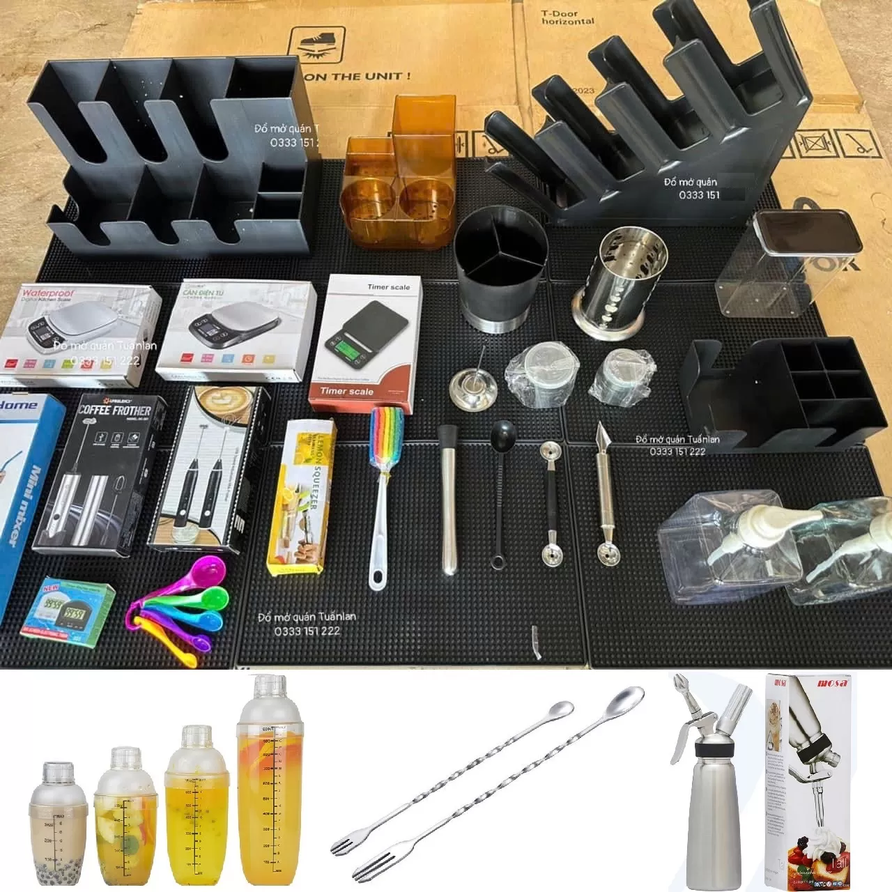 Dụng cụ pha chế cơ bản