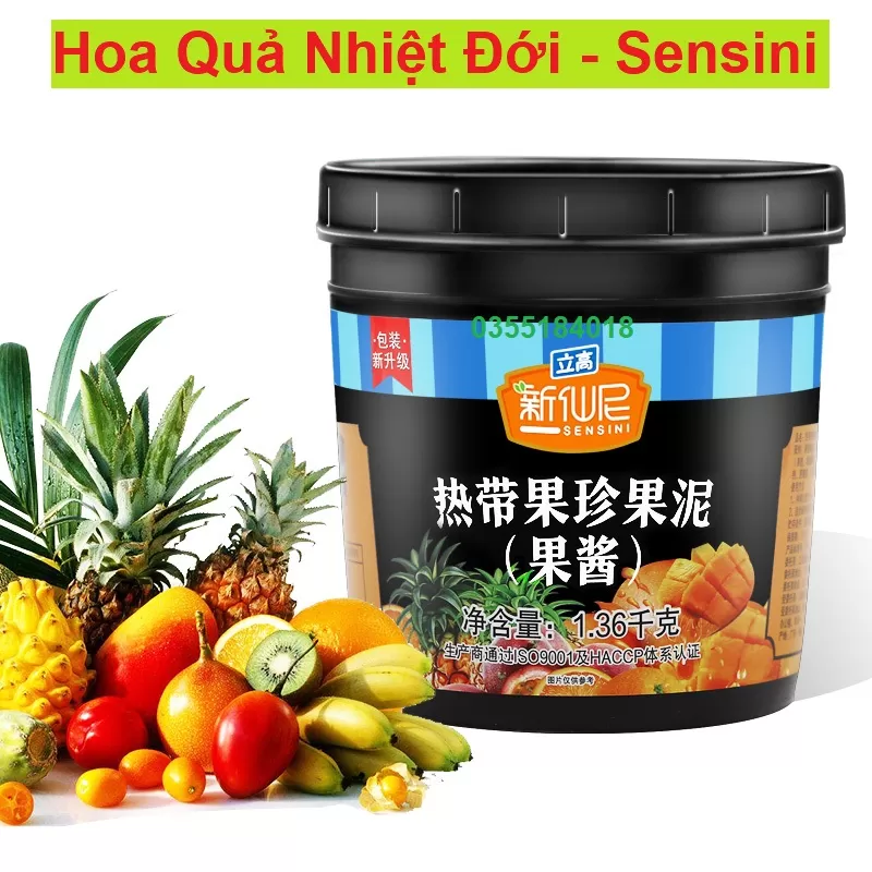 Mứt sốt Nhiệt đới Sensini hộp 1.36kg
