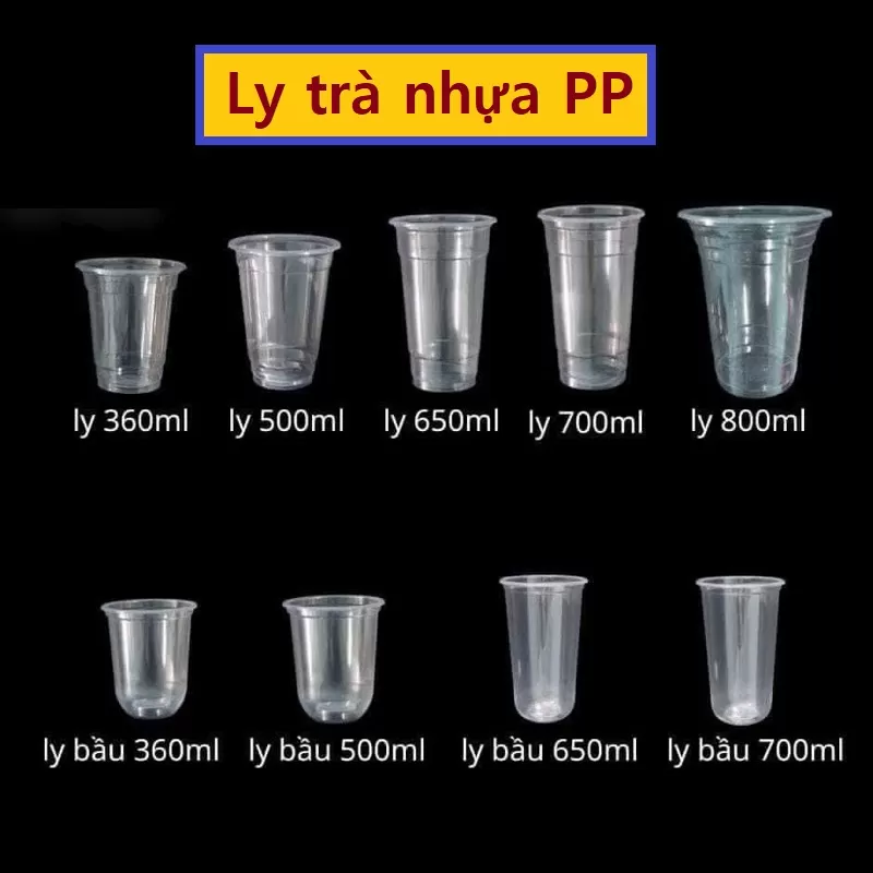 Cốc - Ly - Nắp nhựa PP