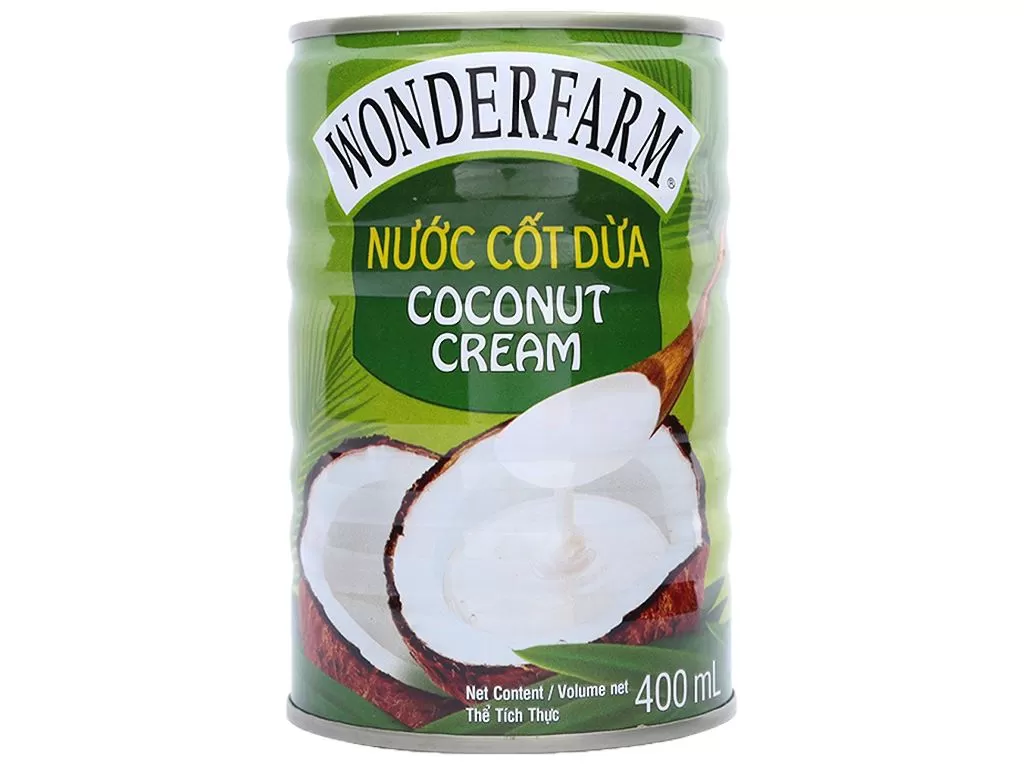 Nước cốt dừa Wonderfarm lon 400ml
