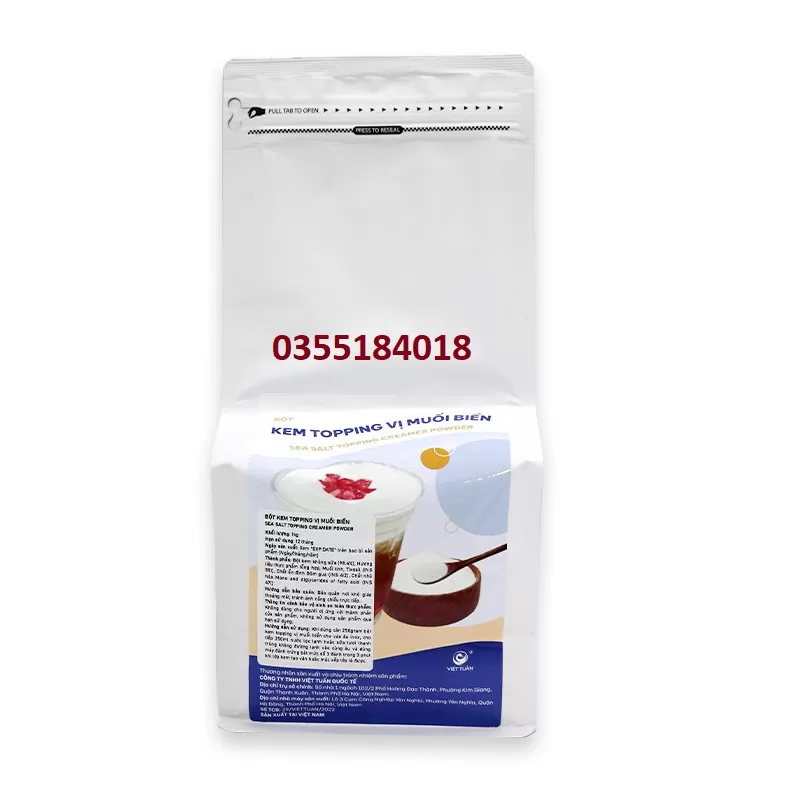 Bột kem muối biển Việt Tuấn gói 1kg