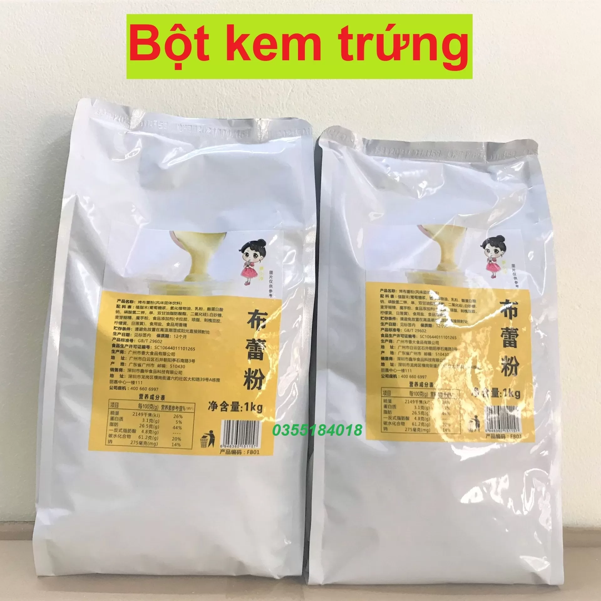 Bột kem trứng