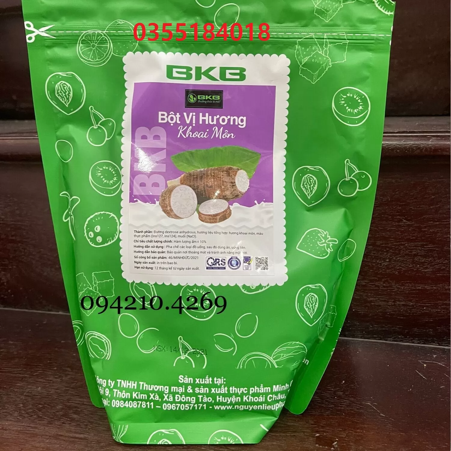 Bột khoai môn BKB gói 1kg