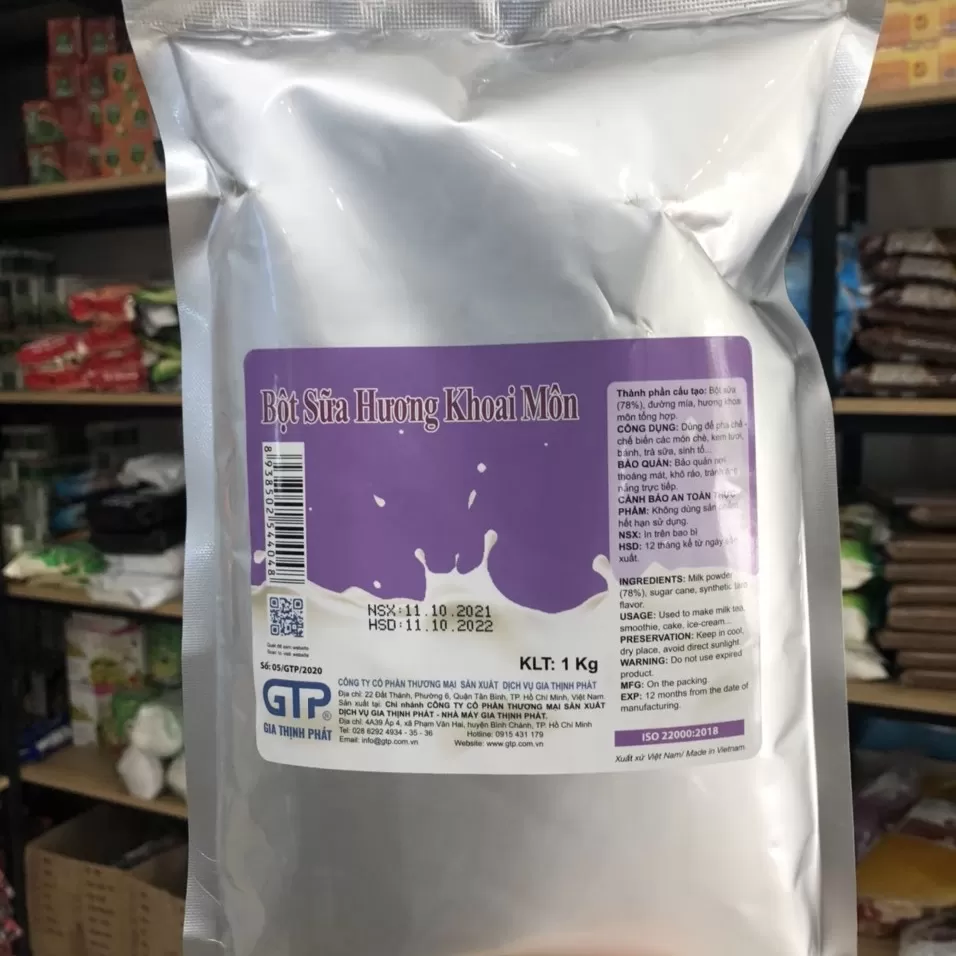 Bột khoai môn GTP Gia thịnh phát gói 1kG