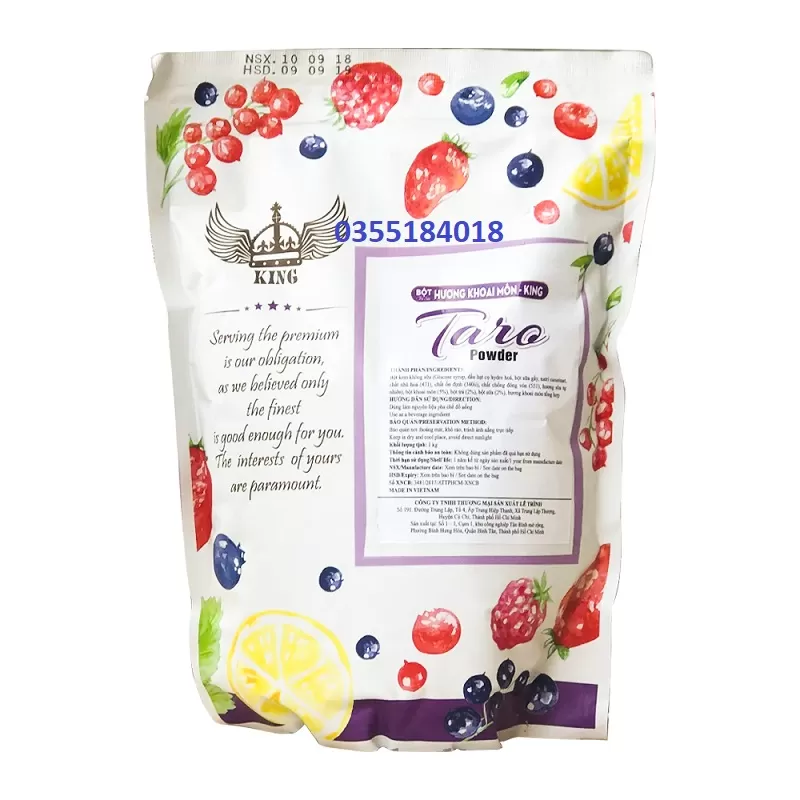 Bột hương khoai môn King Xuân Thịnh gói 1kg