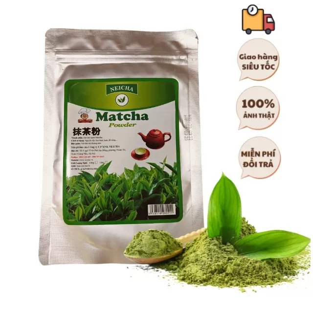 Bột macha trà xanh Neicha nguyên chất gói 100g