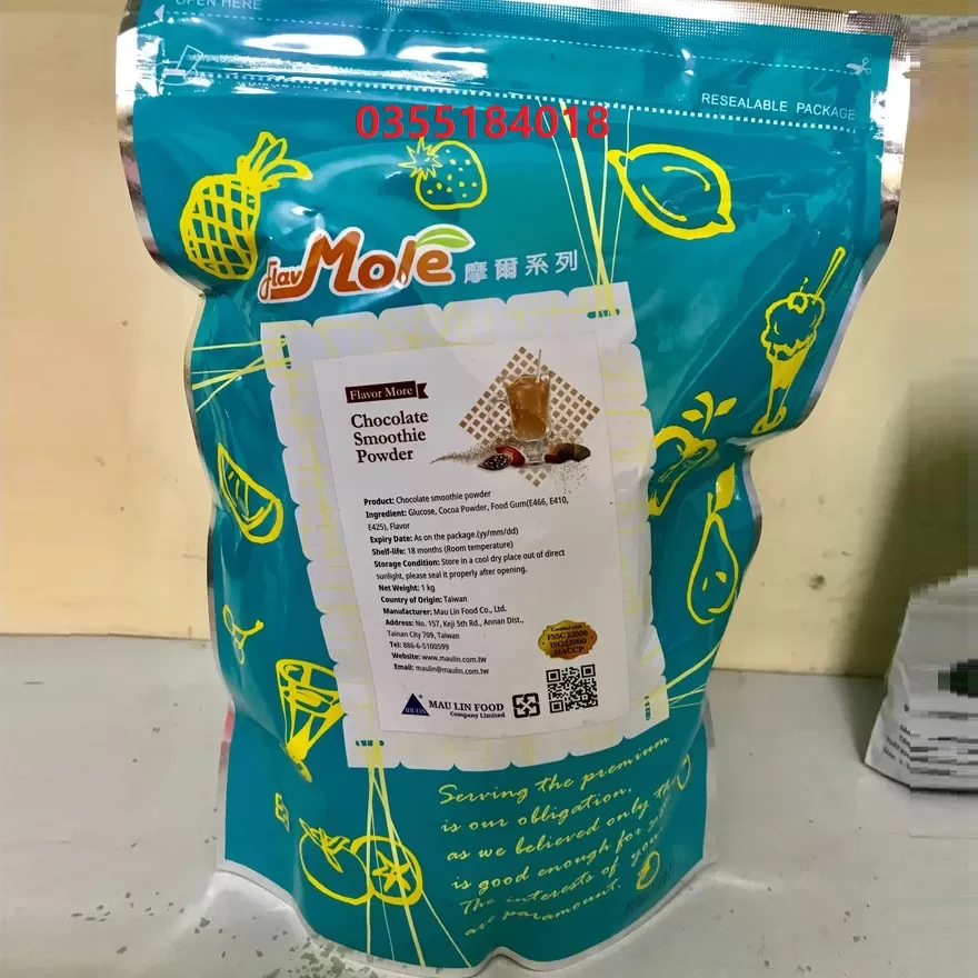 Bột Socola Chocolate smoothie powder Mole gói 1kg