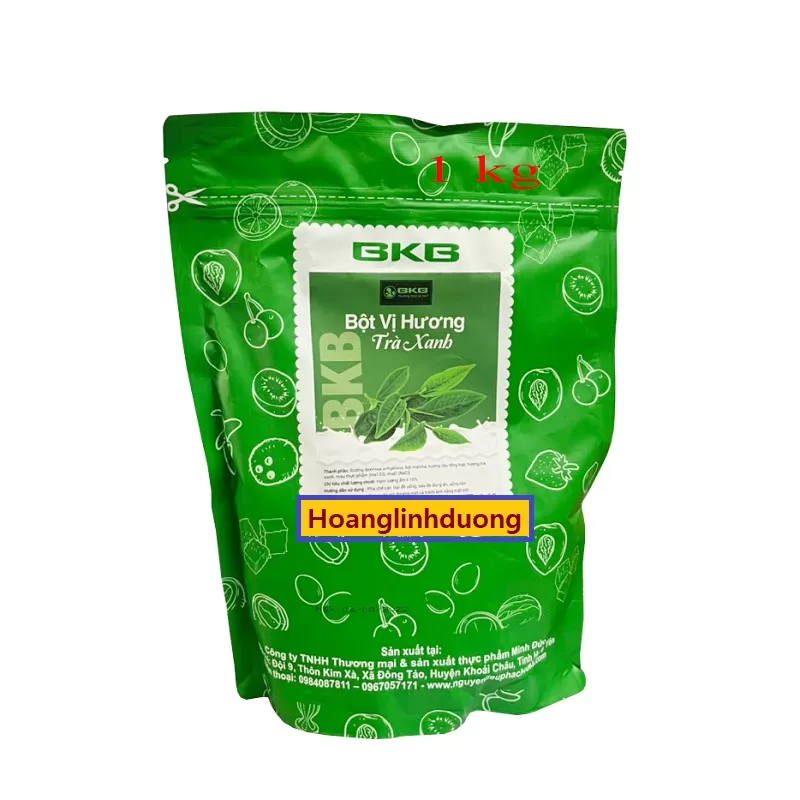 Bột vị hương trà xanh BKB gói 1kg