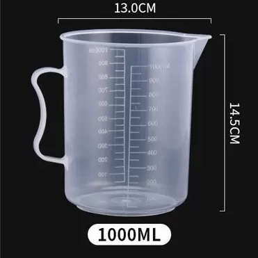 Ca đong định lượng 1000ml 1L nhựa PP