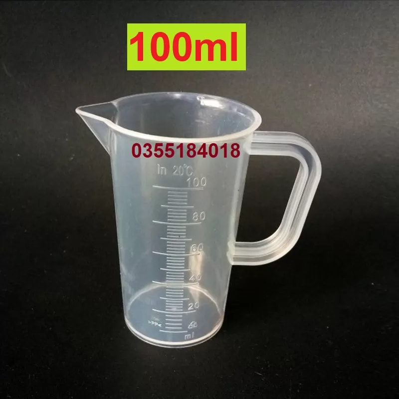 Ca đong định lượng 100ml nhựa PP