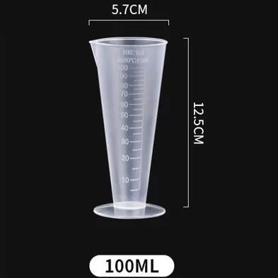 Ly đong định lượng 100ml nhựa PP