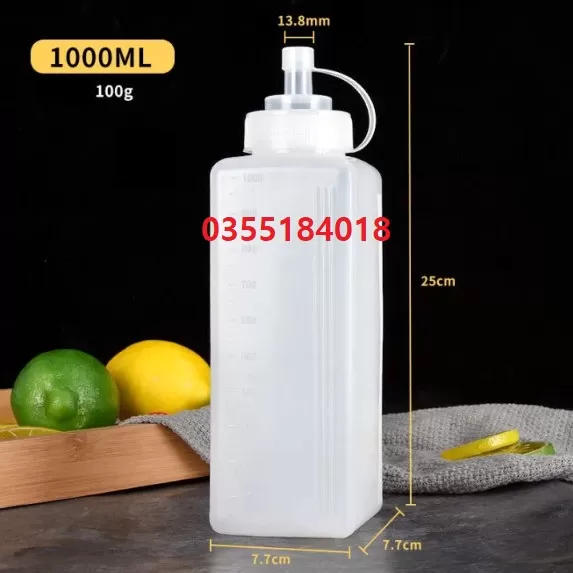 Bình bóp sốt vòi rộng 1000ml