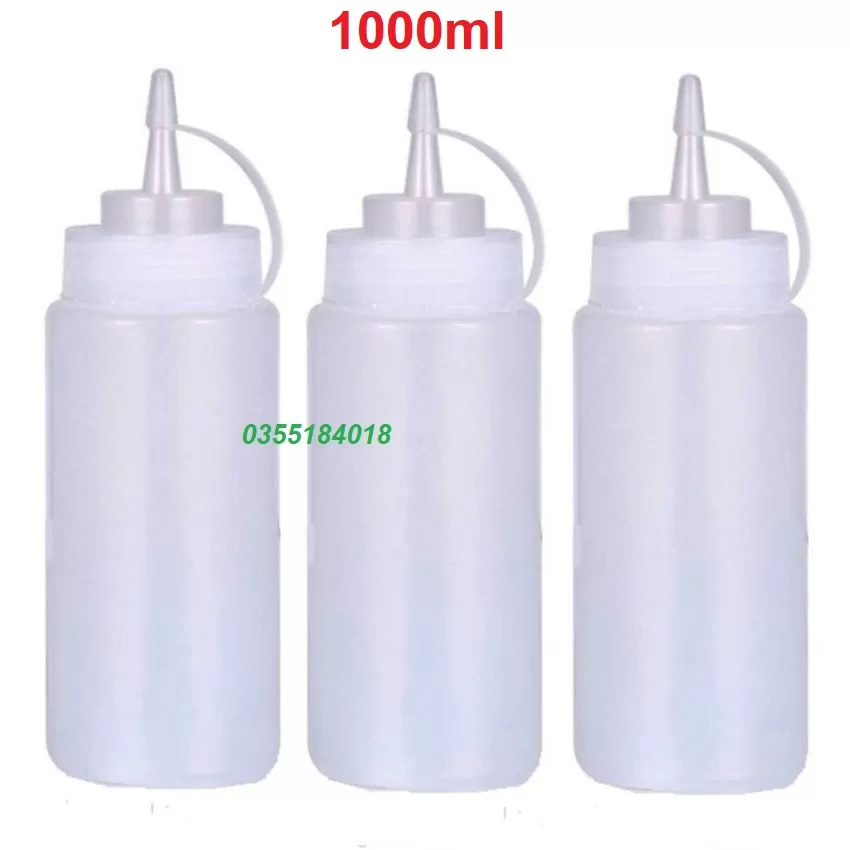 Chai đựng nước sốt 1000ml