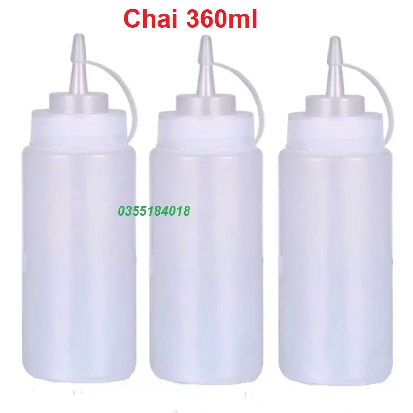 Chai đựng nước sốt 360ml