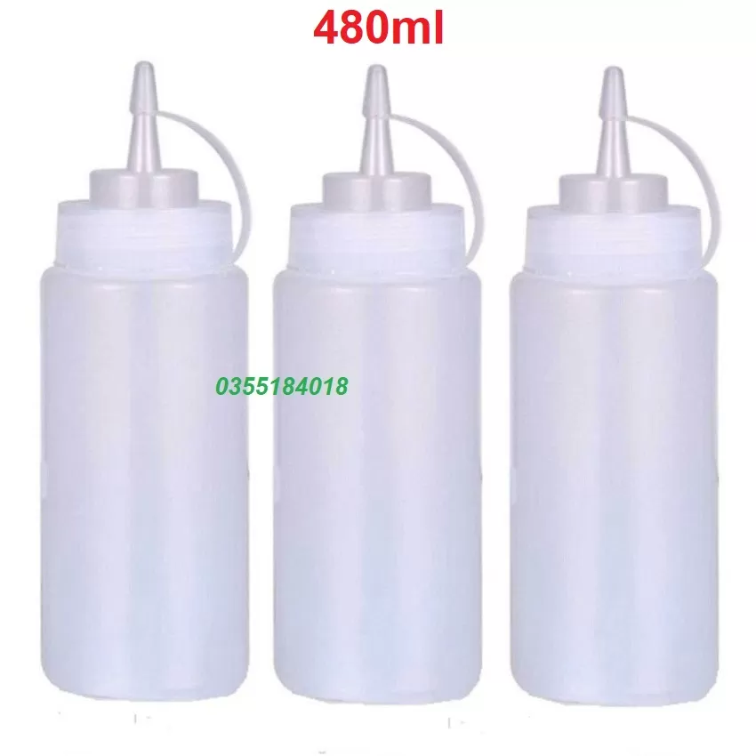 Chai đựng nước sốt 480ml