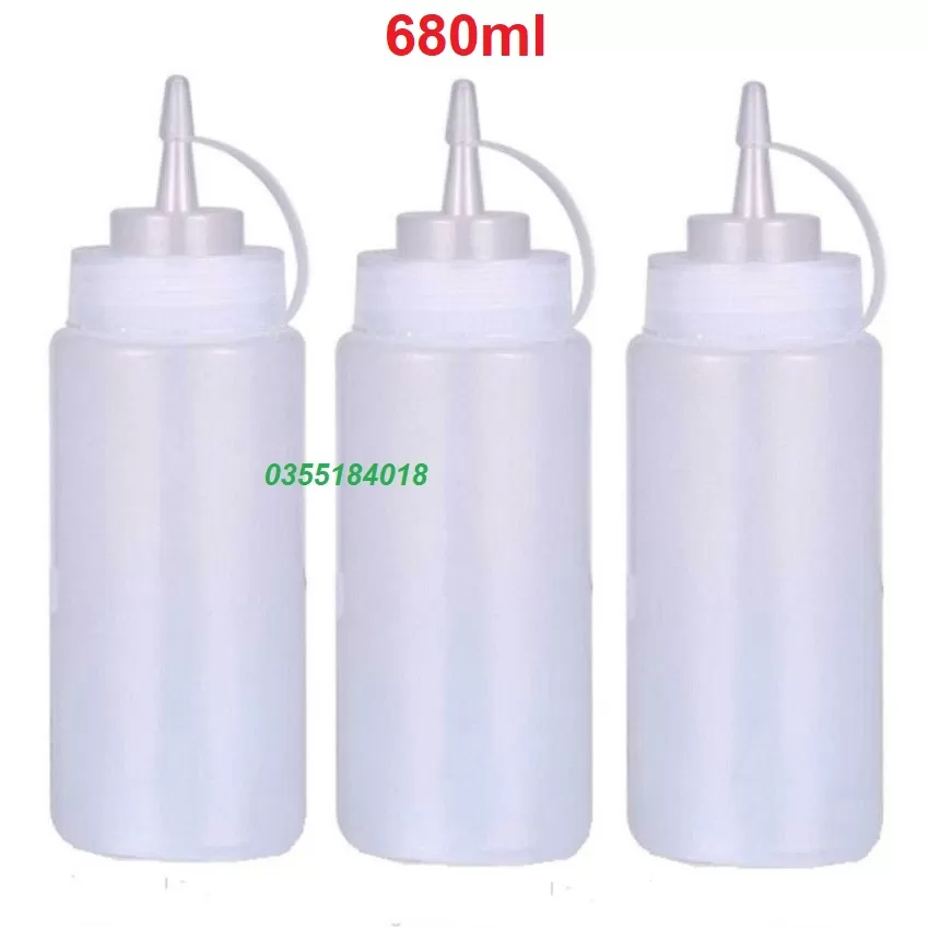 Chai đựng nước sốt 680ml