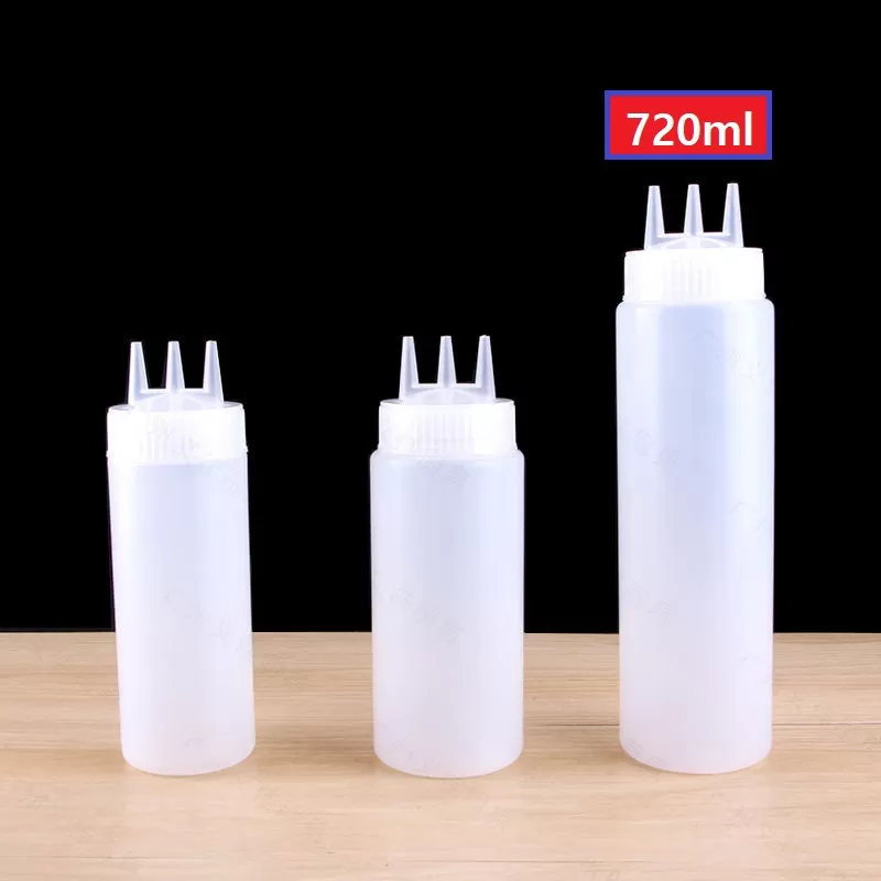 Chai đựng nước sốt 720ml 3 đầu