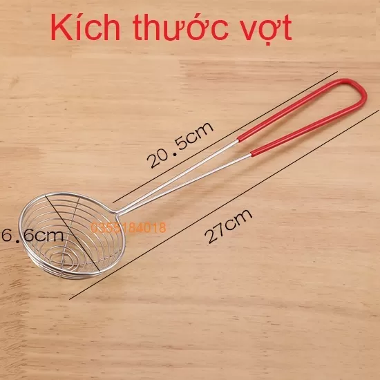 Vợt múc Topping - Vợt múc trân châu Inox 304