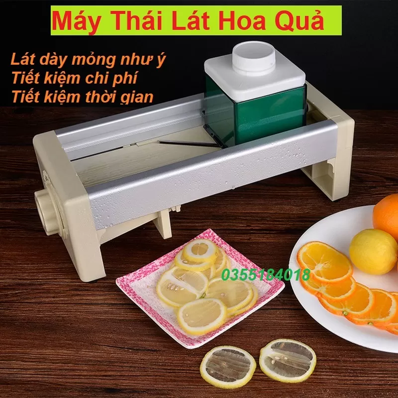 Máy thái lát hoa quả