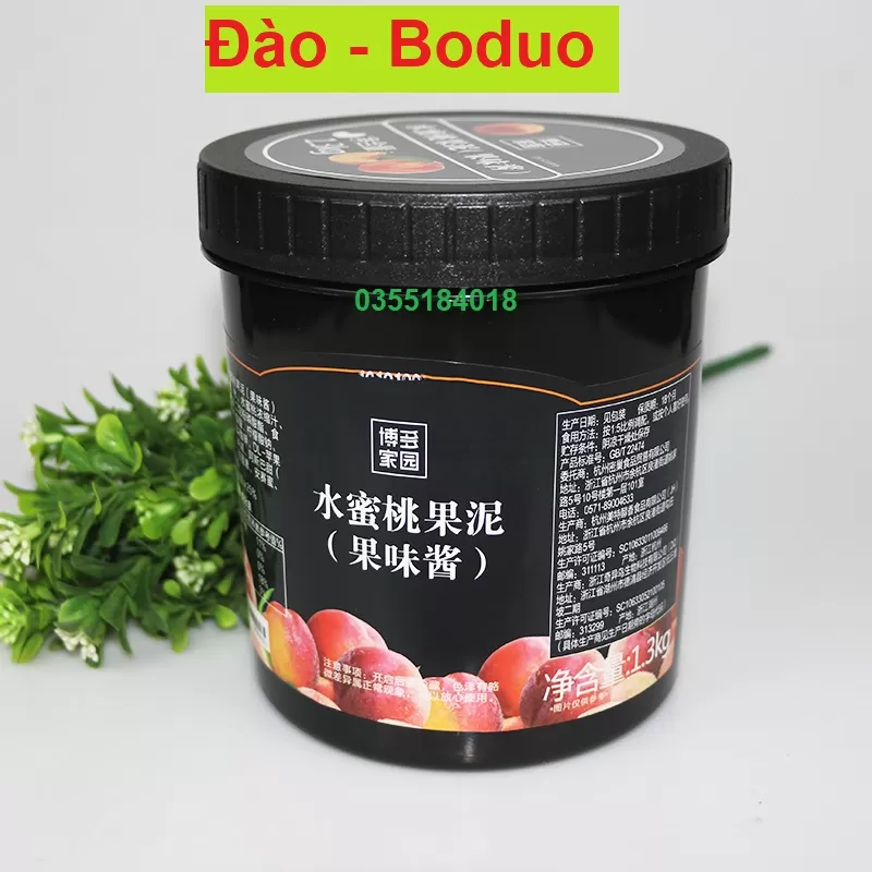 Mứt sốt đào Boduo 1.3kg