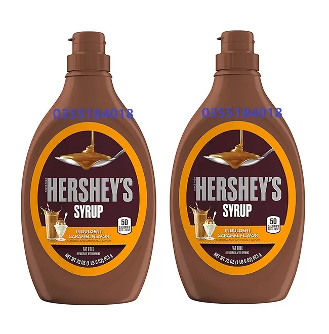 Sốt caramel Hersheys chai 623g