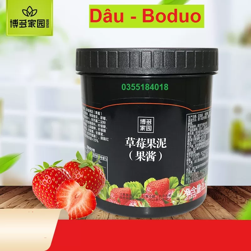 Mứt sốt dâu Boduo 1.3kg
