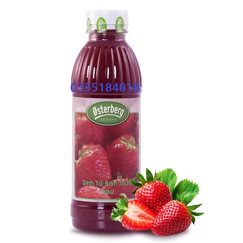 Sinh tố dâu Osterberg chai 1L