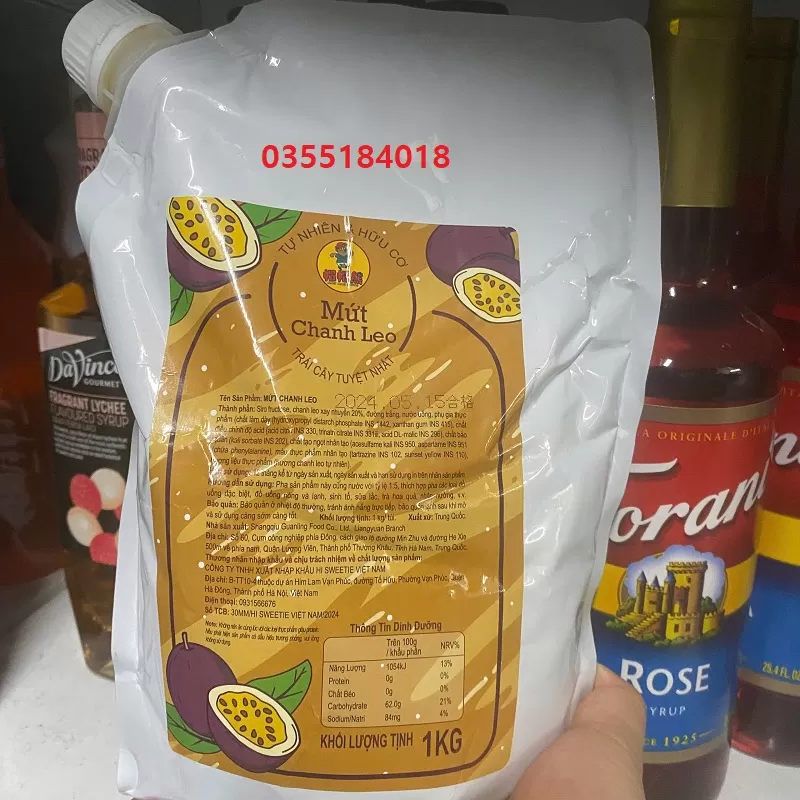 Mứt Chanh leo Mao mao gói 1kg