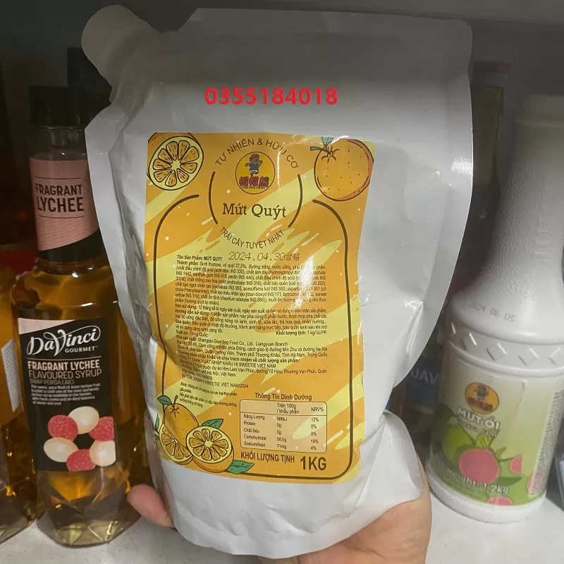 Mứt Quýt Maomao gói 1kg