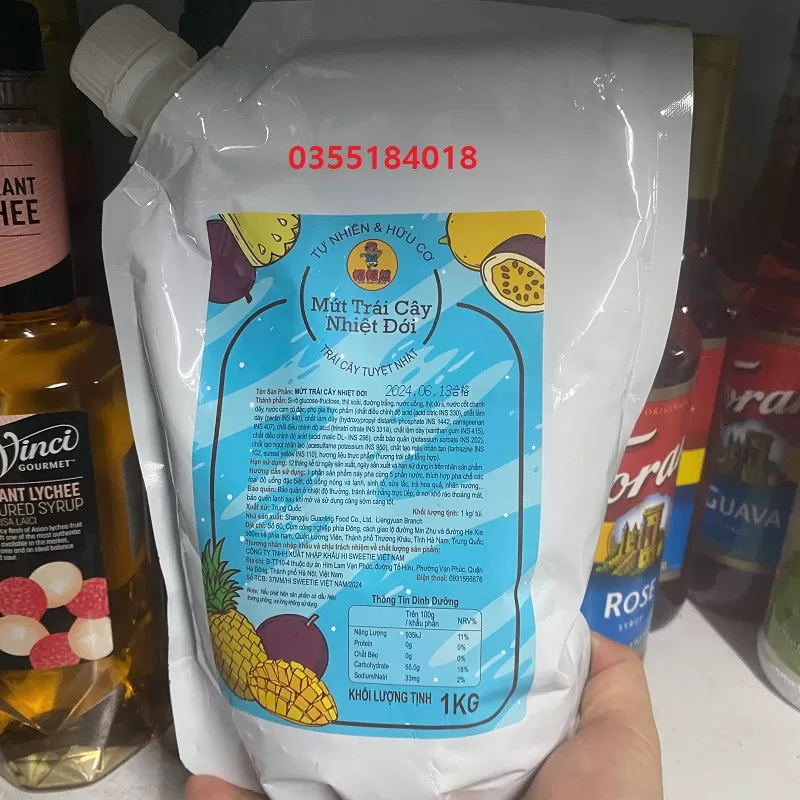 Mứt Trái cây nhiệt đới Maomao gói 1kg