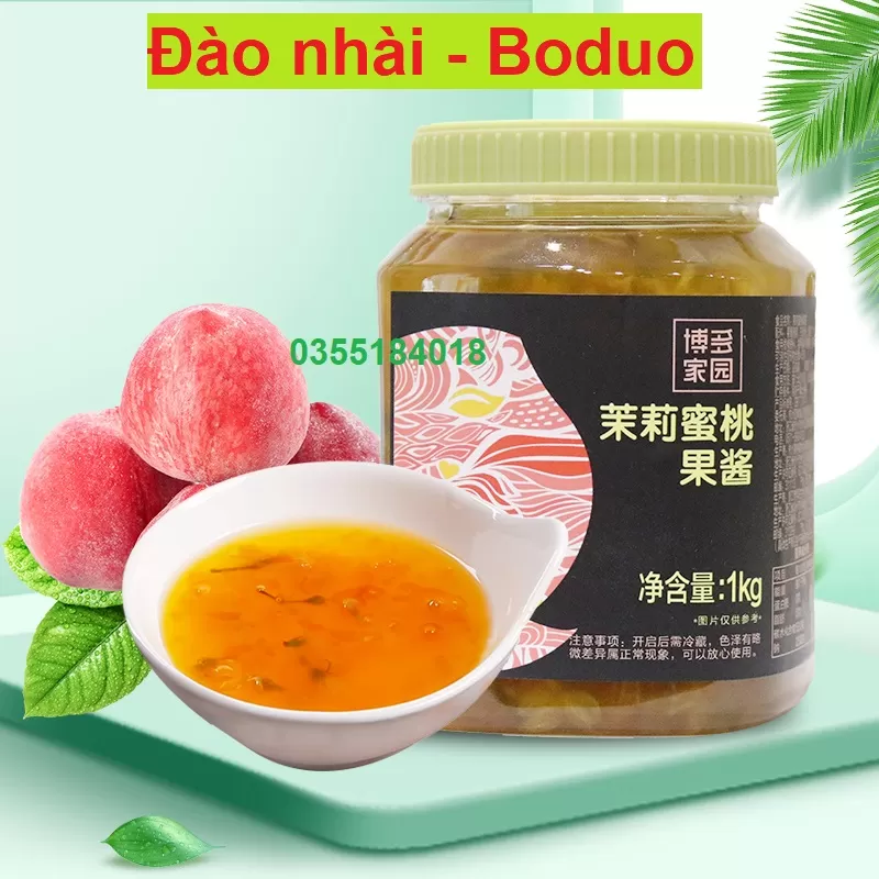 Mứt sốt đào nhài Boduo 1kg