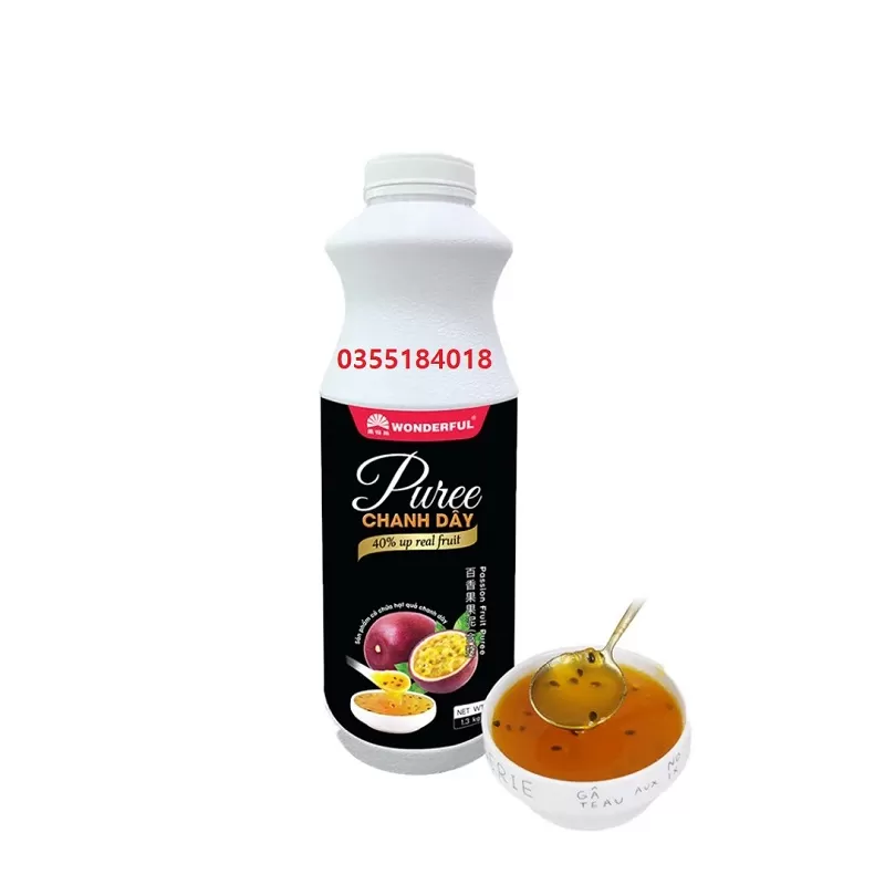 Puree Chanh dây Wonderful chai 1.3kg