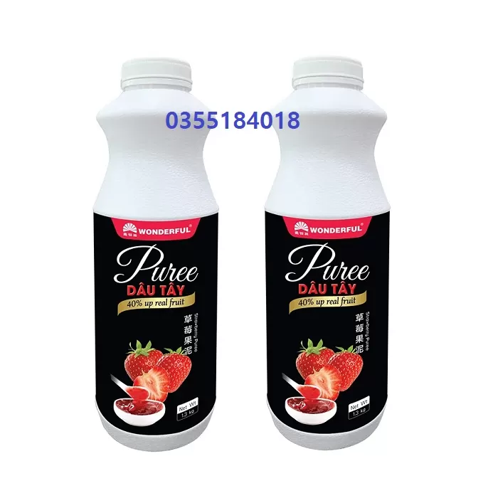Puree Dâu Wonderful chai 1.3kg