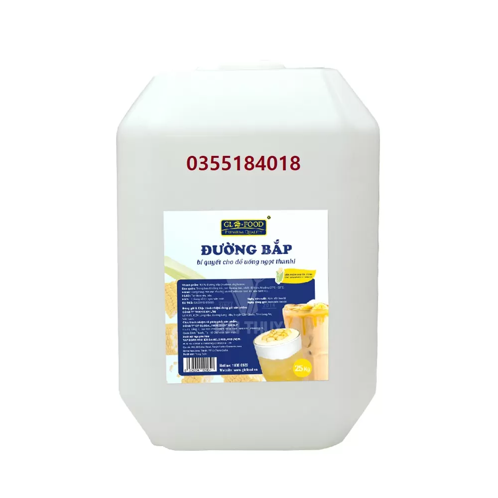 Đường bắp Glofood can nhựa 25kg