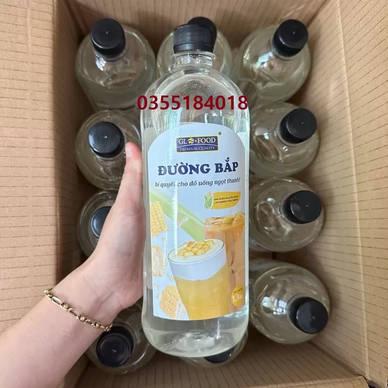 Đường bắp pha chế Glofood chai 1.3kg