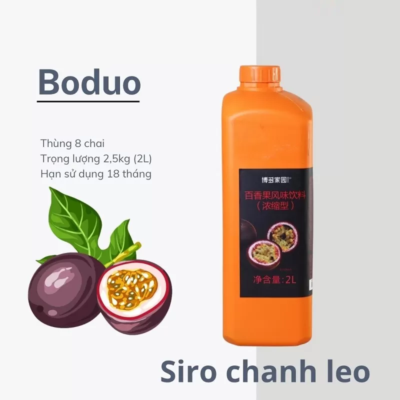 Siro Chanh leo Boduo can 2L