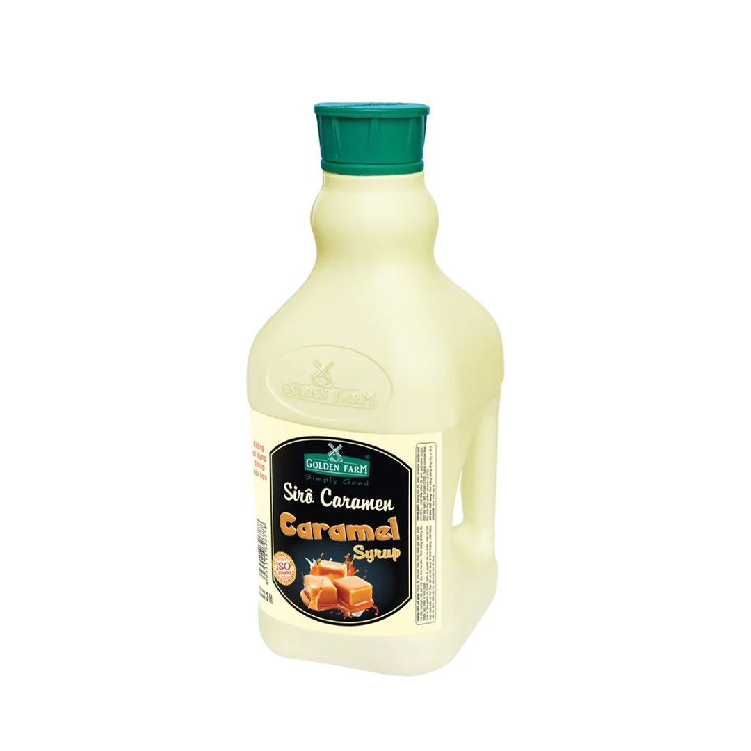 Siro syrup caramel Golden farm 2L