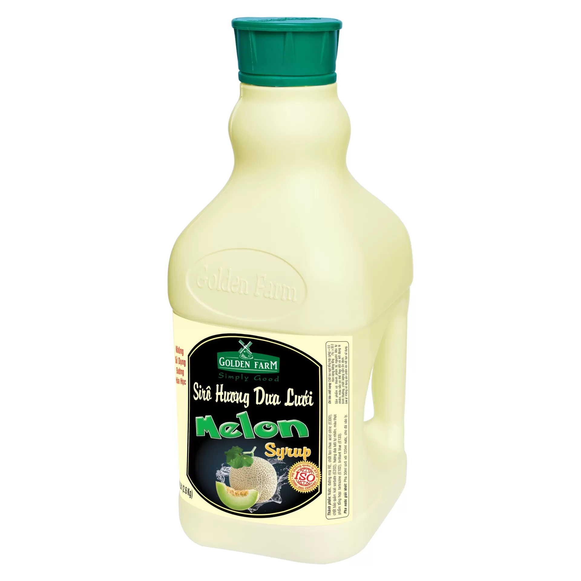 Siro syrup dưa lưới Golden farm 2L