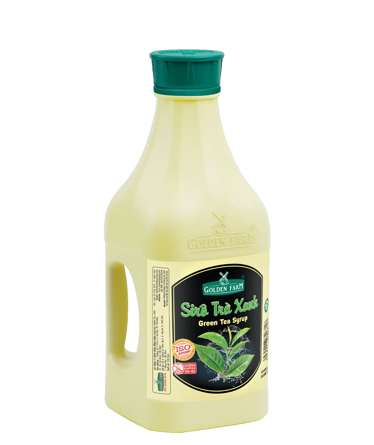 Siro syrup matcha trà xanh Golden farm 2L