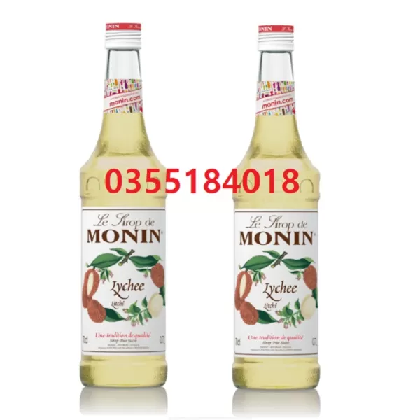 Siro syrup vải Monin chai 700ml