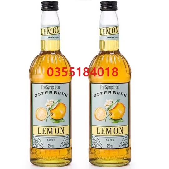 Siro syrup chanh vàng Osterberg chai 750ml