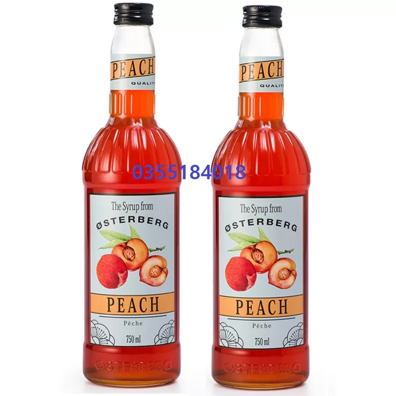 Siro syrup đào Osterberg chai 750ml
