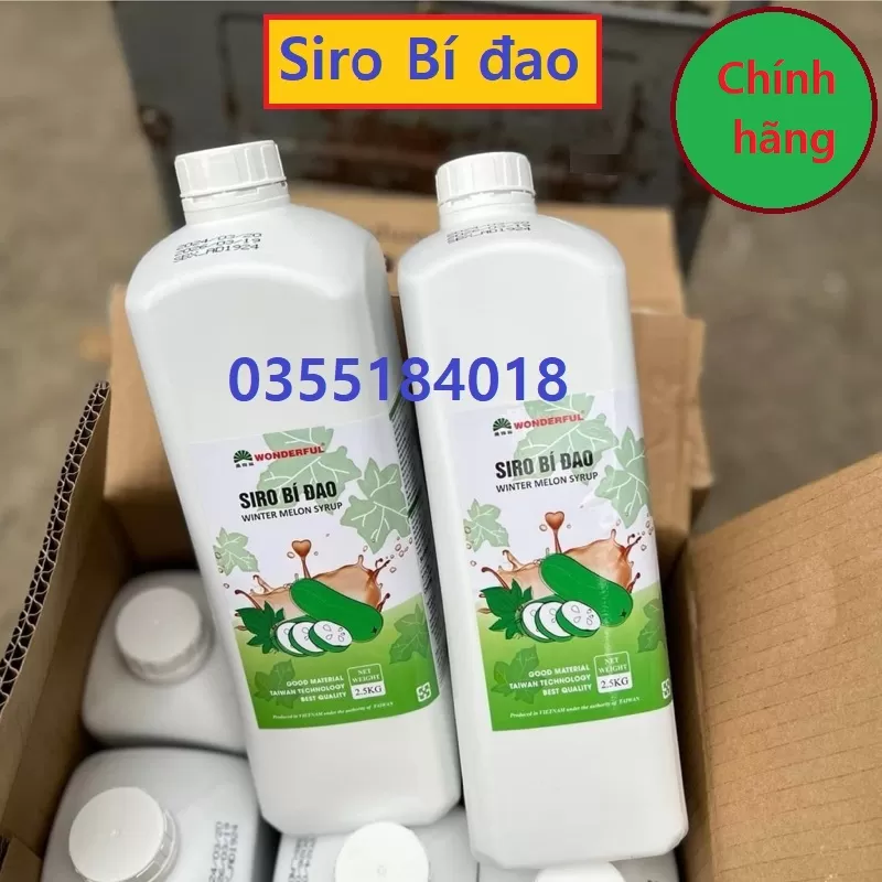 Siro bí đao Wonderful chai 2.5kg