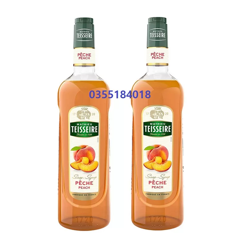 Siro syrup đào Teisseire chai 700ml