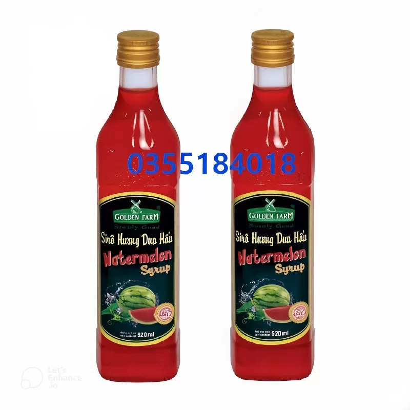 Siro dưa hấu Golden farm chai 520ml