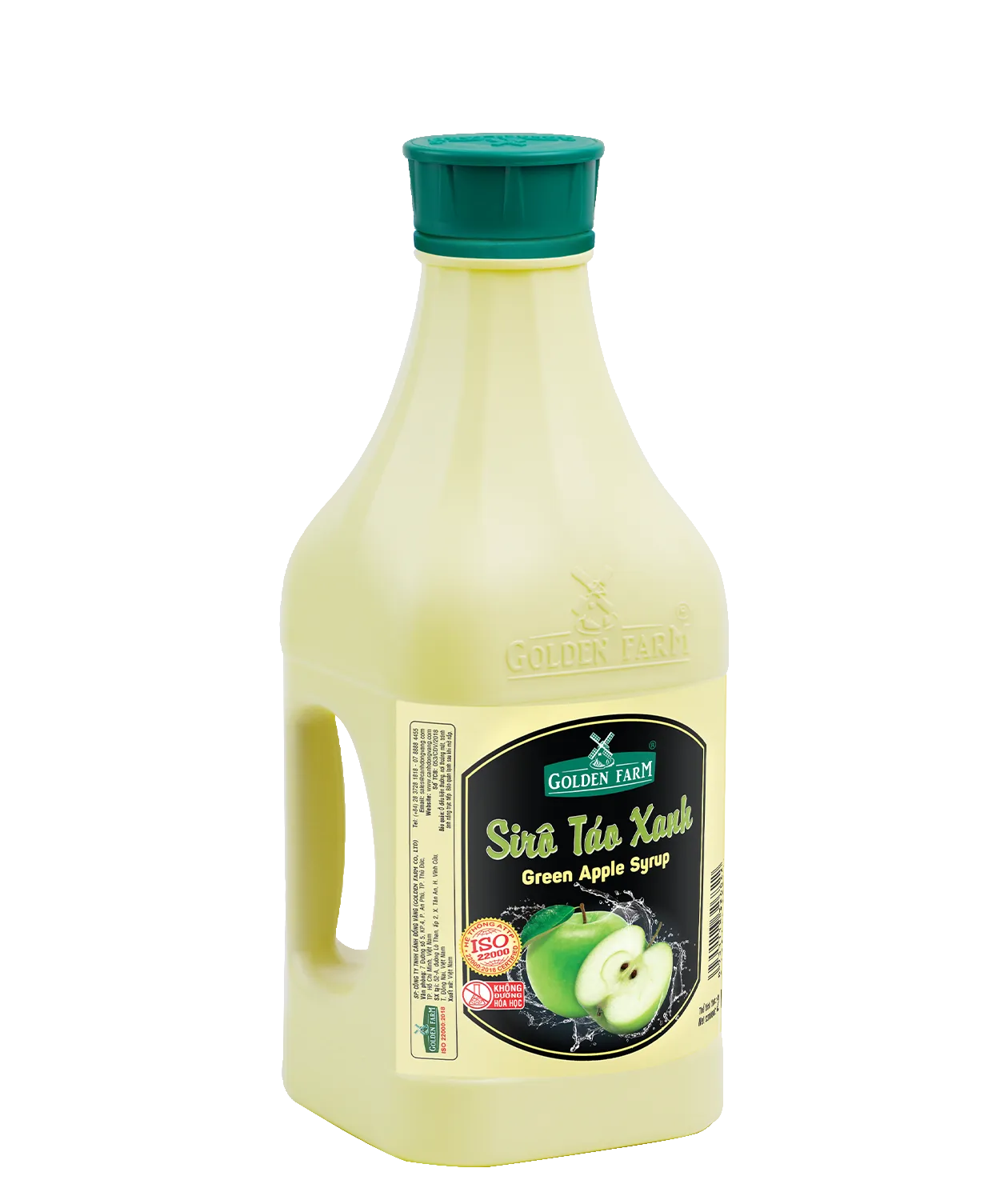 Siro syrup táo xanh Golden farm 2L