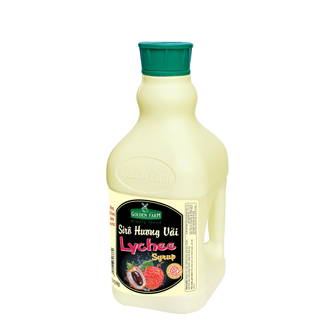 Siro syrup vải Golden farm 2L