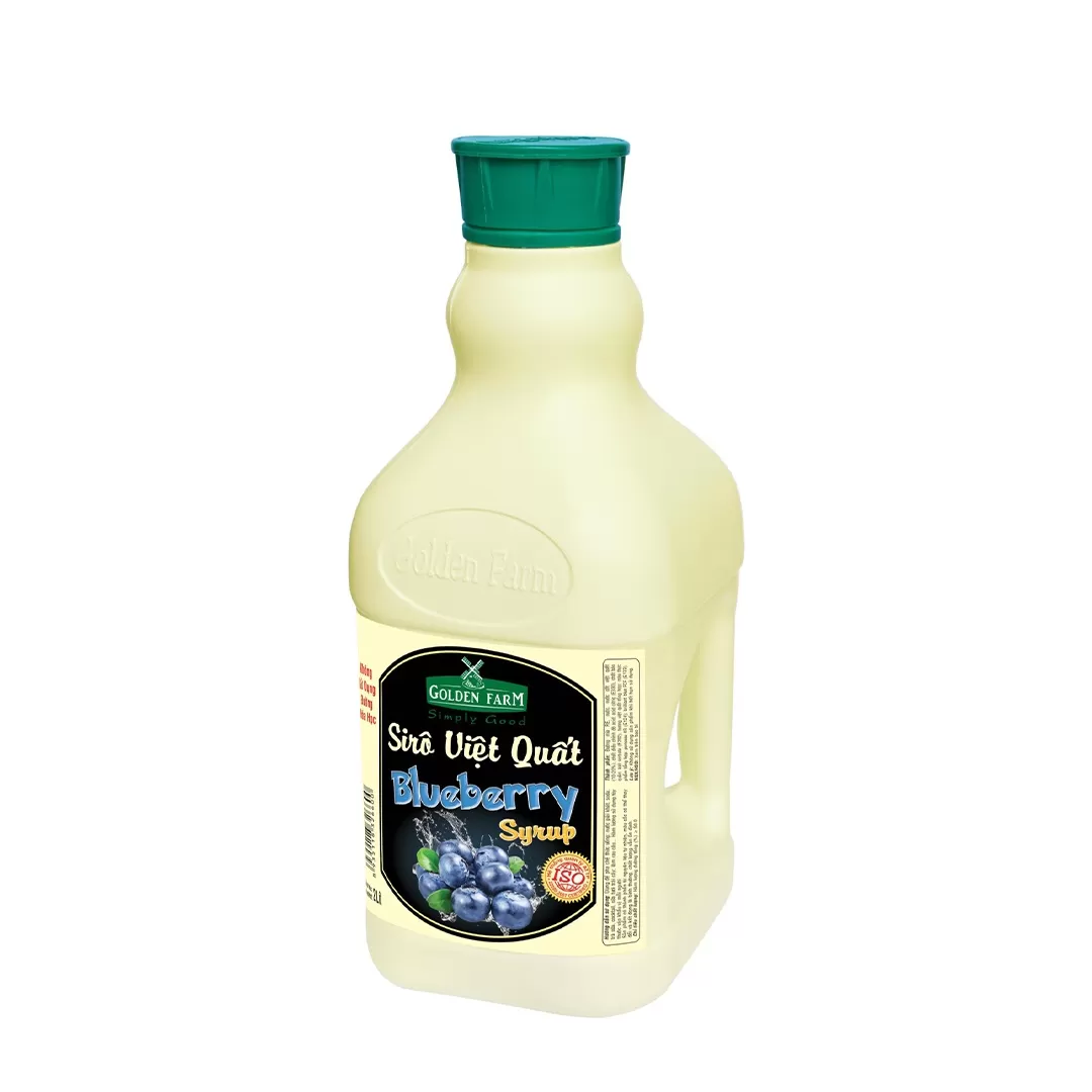 Siro syrup việt quất Golden farm 2L
