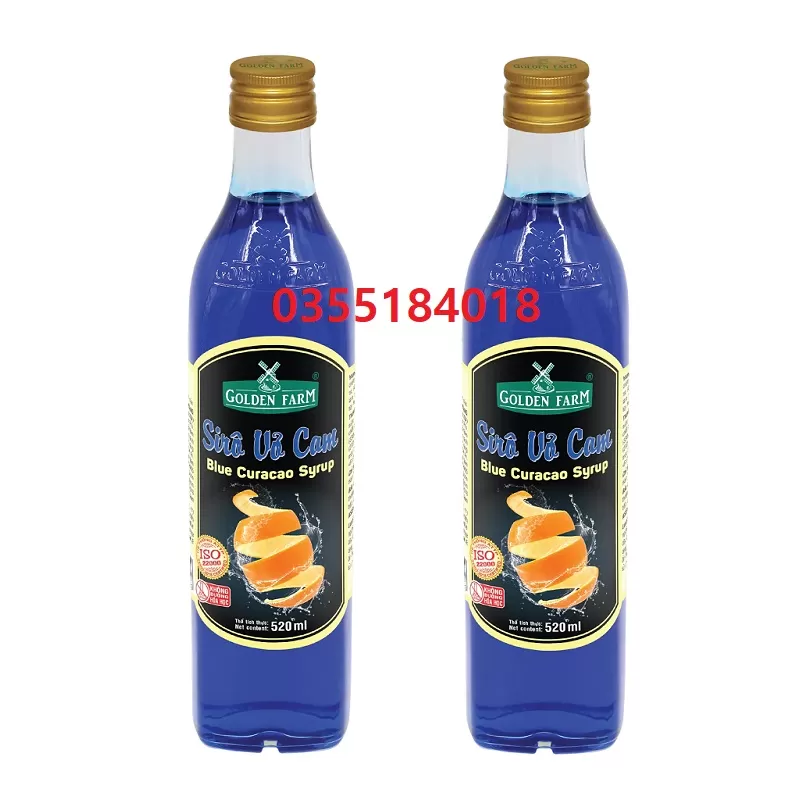 Siro vỏ cam Golden farm chai 520ml